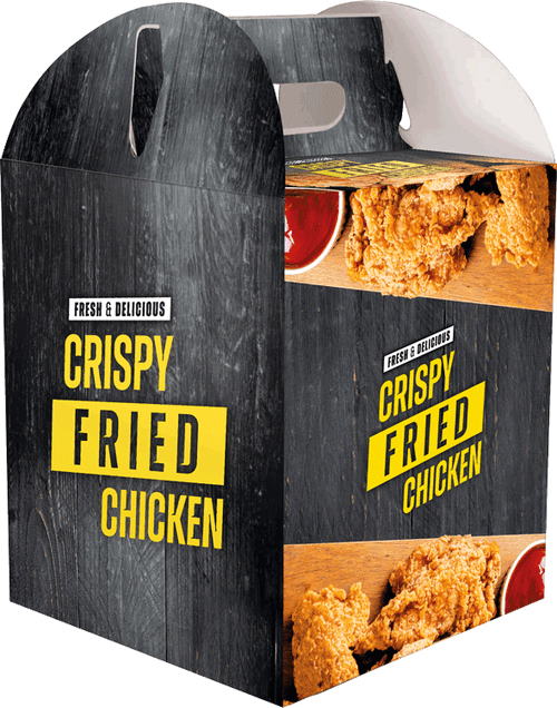 FC4 Bucket Chicken Box Black – The Atrium Cash & Carry
