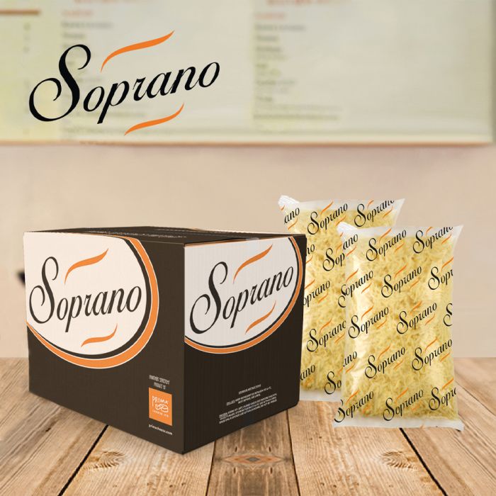 Soprano 100% Mozzarella Cheese 6x1.8kg